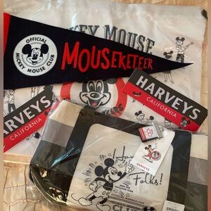 Harveys Disney Small Poster Tote + Dust Bag / Disney Mickey Mouse Club
